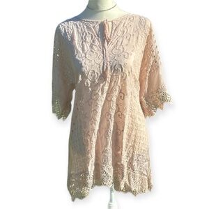 Johnny Was Maeve Pink Lace